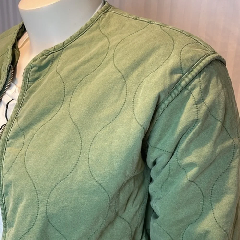 UNIVERSAL THREAD Soft Corduroy Zip Up Green Jacket‎ XXL Patch Pocket